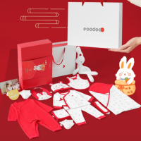 eoodoo婴儿礼盒新生儿衣服套装新年礼物出生宝宝满月见面礼物用品